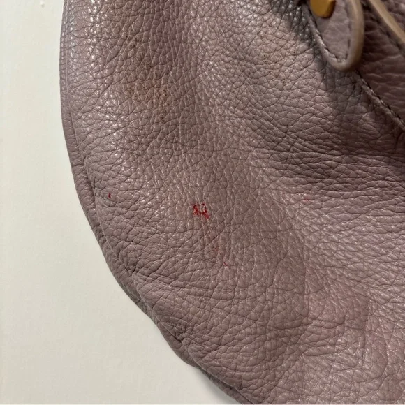 Marc by Marc Jacobs Leather Classic Q Hillier Hobo Grey Lavender Crossbody Bag - Picture 5 of 10